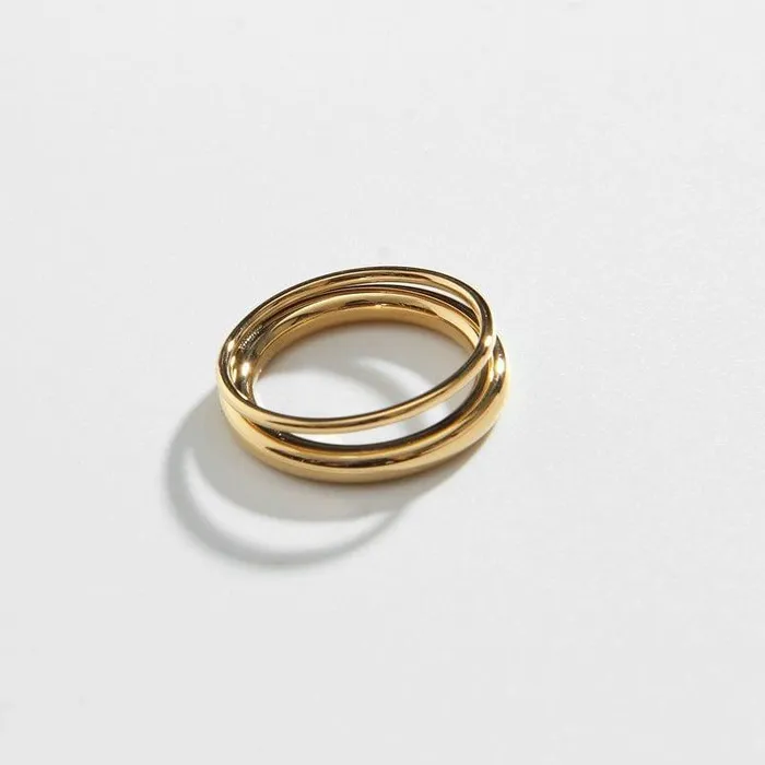 Biella Vintage Duet Ring Rings