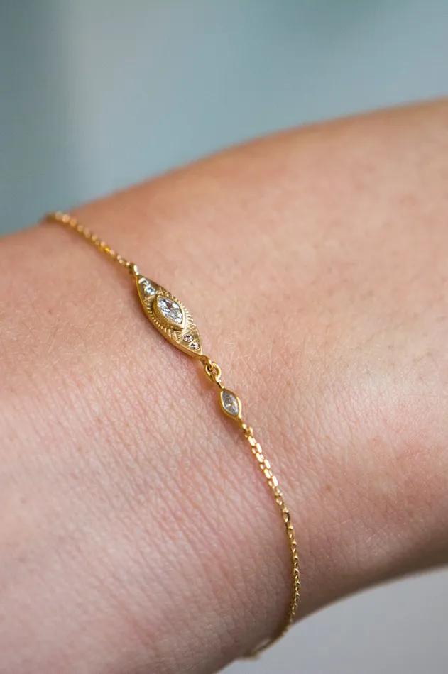 Celine Daoust Bracelets SUN EYE DIAMOND BRACELET Celine Daoust Bracelets SUN EYE DIAMOND BRACELET