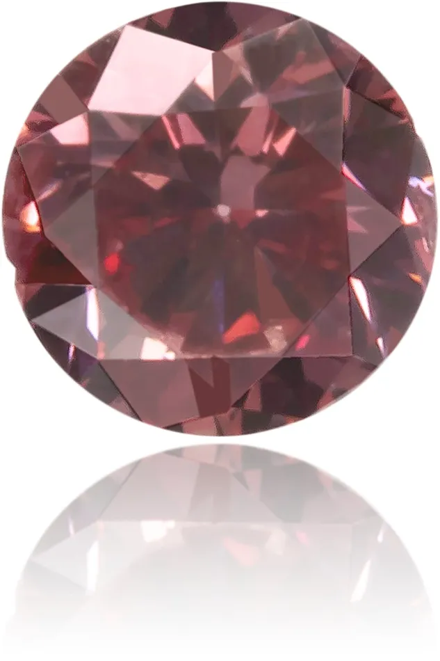 Earrings Langerman Diamonds Natural Pink Diamond Round 012 ct Polished