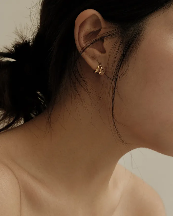 Earrings MYJN Ciel Mini Hoop Huggie Earrings