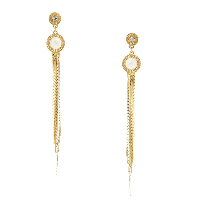 Earrings Yellow Chimes Yellow Chimes Earrings For Women Gold Tone Elegant Long Tassel Chain Drop Dangle Earrings For Women and Girls Earrings Yellow Chimes Yellow Chimes Earrings For Women Gold Tone Elegant Long Tassel Chain Drop Dangle Earrings For Women and Girls