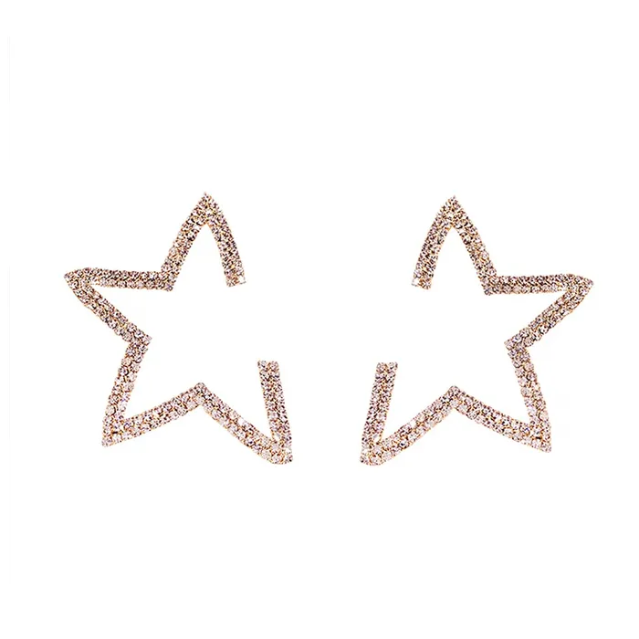Earrings Yellow Chimes Yellow Chimes Earrings For Women Gold Tone Sparkling Crystal Studded Half Star Shaped Stud Earrings For Women and Girls Earrings Yellow Chimes Yellow Chimes Earrings For Women Gold Tone Sparkling Crystal Studded Half Star Shaped Stud Earrings For Women and Girls