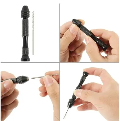 Mini Micro Hand Rotary Tools Set 11pcs Resin Art Hub Earrings