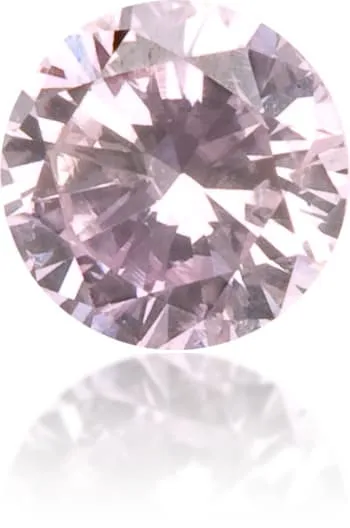 Natural Purple Diamond Round 012 ct Polished Langerman Diamonds Earrings