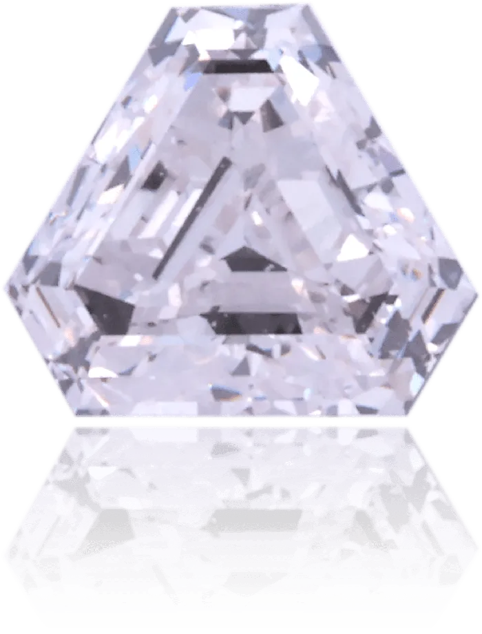 Natural Purple Diamond Triangle 053 ct Polished Langerman Diamonds Earrings Natural Purple Diamond Triangle 053 ct Polished Langerman Diamonds Earrings