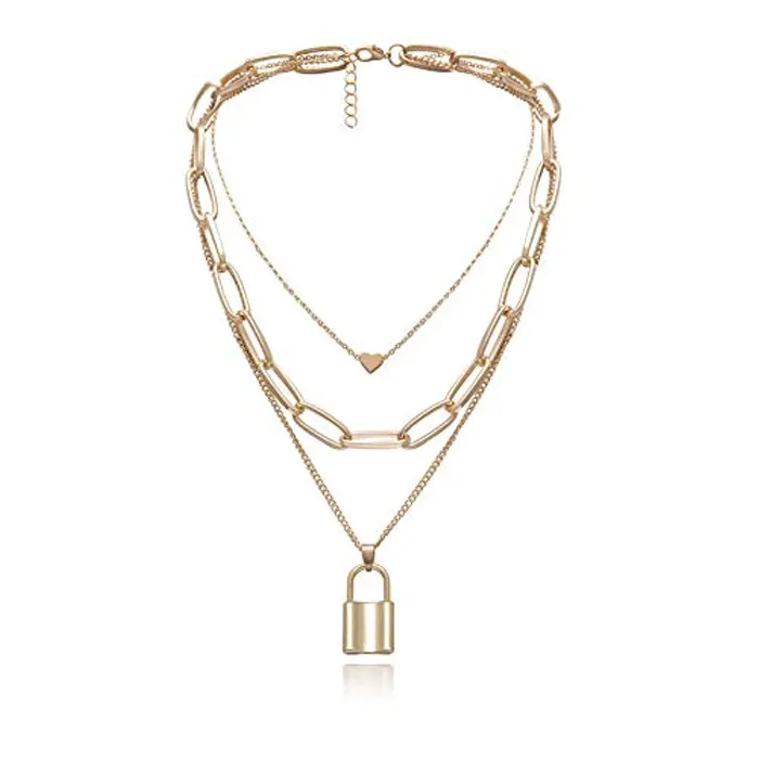 Rings Yellow Chimes Layered Necklace for Women Chain Choker Necklace GoldPlated Western Key Heat Locket Multi layered Chain Necklace for Women and Girls Yellow Chimes Rings Yellow Chimes Layered Necklace for Women Chain Choker Necklace GoldPlated Western Key Heat Locket Multi layered Chain Necklace for Women and Girls Yellow Chimes