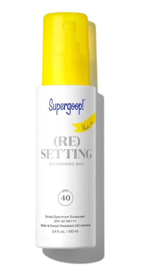 Supergoop Earrings Resetting Refreshing Mist SPF 40