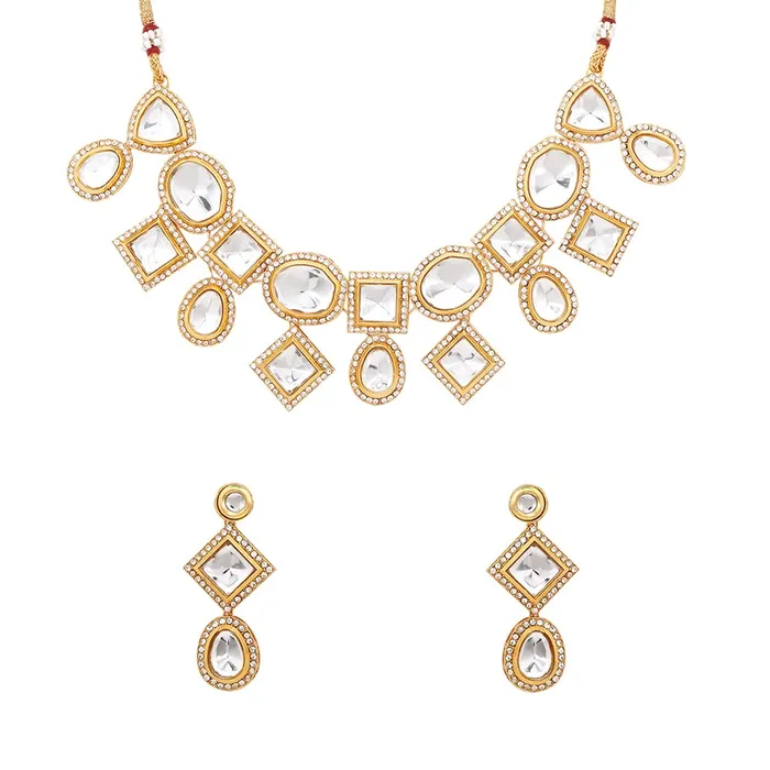 Yellow Chimes Earrings Yellow Chimes Jewellery Set for Women and Girls UnCut Kundan Necklace Set Gold Plated Kundan Choker Necklace Set Birthday Gift for girls and women Anniversary Gift for Wife Yellow Chimes Earrings Yellow Chimes Jewellery Set for Women and Girls UnCut Kundan Necklace Set Gold Plated Kundan Choker Necklace Set Birthday Gift for girls and women Anniversary Gift for Wife