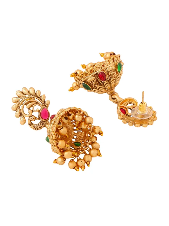 Yellow Chimes Earrings Yellow Chimes Jewellery Set For Women Ethnic Gold Plated Choker Necklace Set for Women Traditional Temple Jewellery Sets For Girls Birthday Gift for Girls Women Anniversary Gift for Wife