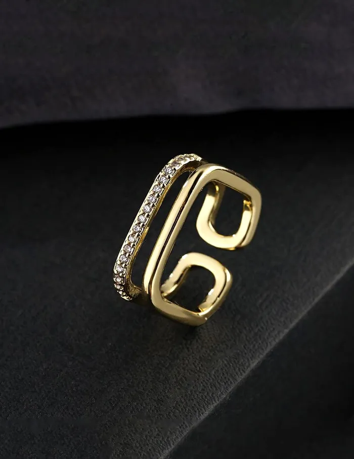 Yellow Chimes Rings for Women Girls Crystal Ring for Girls Adjustable Crystal Rings Gold Tone Crystal Finger Ring for WomenBirthday Gift For girls women Anniversary Gift for Wife Yellow Chimes Necklaces