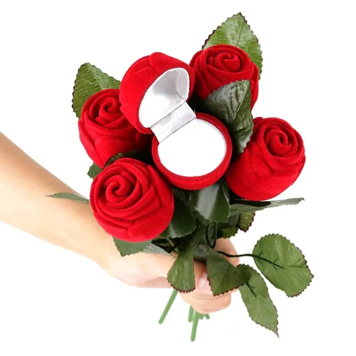 Yellow Chimes Rings Yellow Chimes Rings for Women Valentines Gift Set of Crystals from Swarovski Pink Colored Silver toned Ring in Red Velvet Rose Ring Box for Women and Girls Size US 8