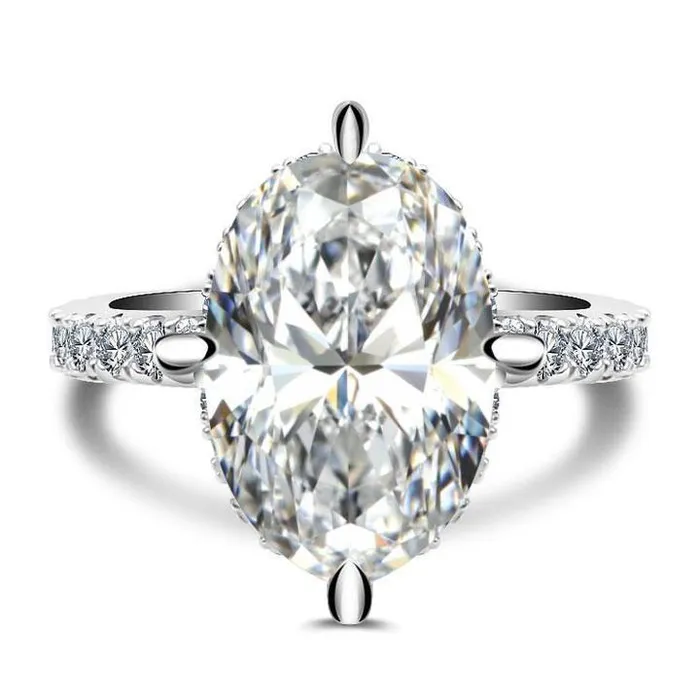 95ct Classic 4 Prong Oval Cut Engagement Ring Shineofidamond Rings 95ct Classic 4 Prong Oval Cut Engagement Ring Shineofidamond Rings