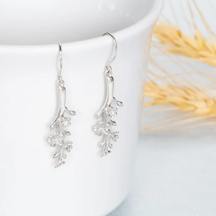 Almond Blossoms Earrings Esther Earrings The Branch of an Almond Tree