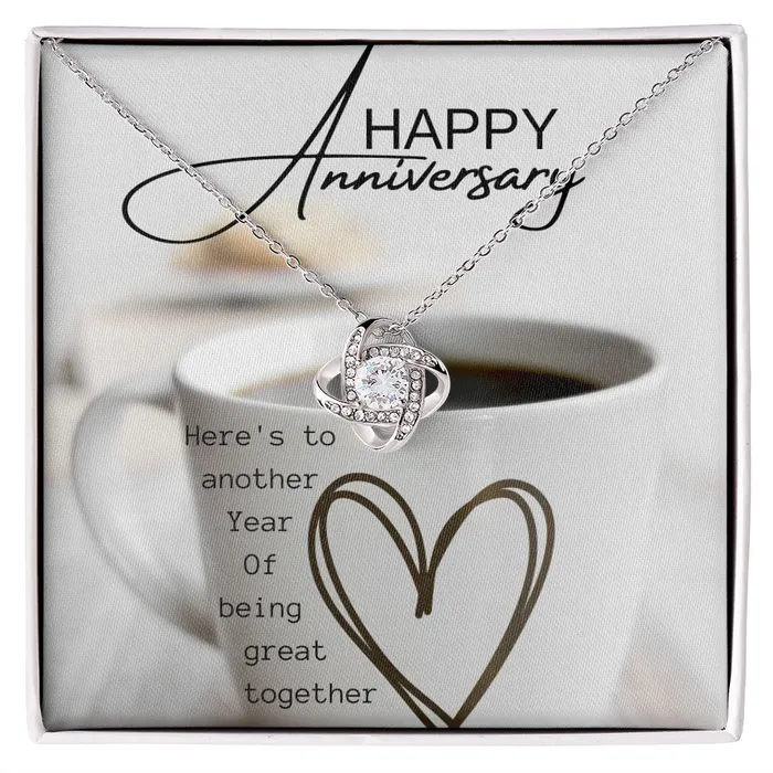 Anniversary Knot Necklace ShineOn Fulfillment Necklaces