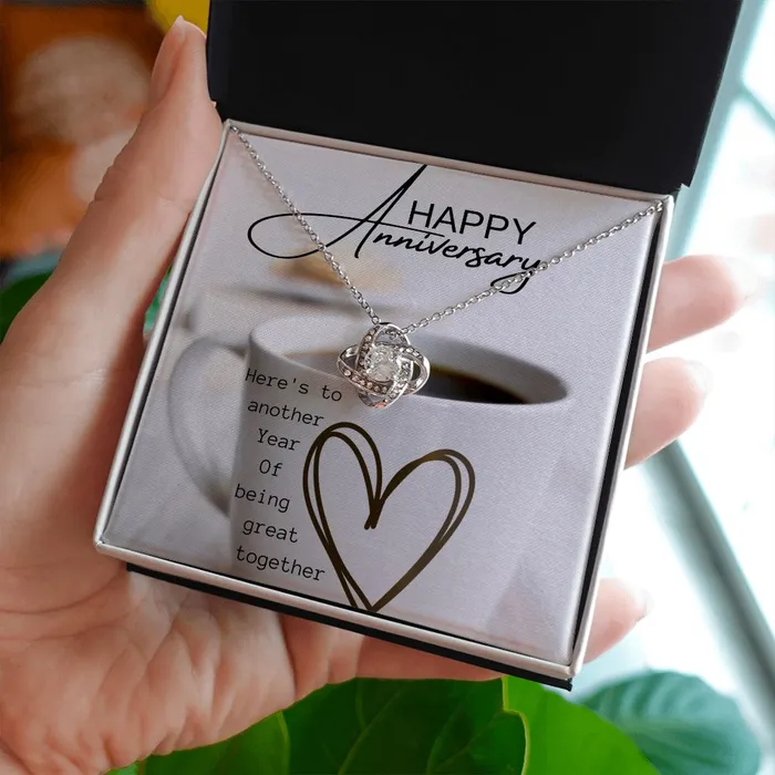 Anniversary Knot Necklace ShineOn Fulfillment Necklaces
