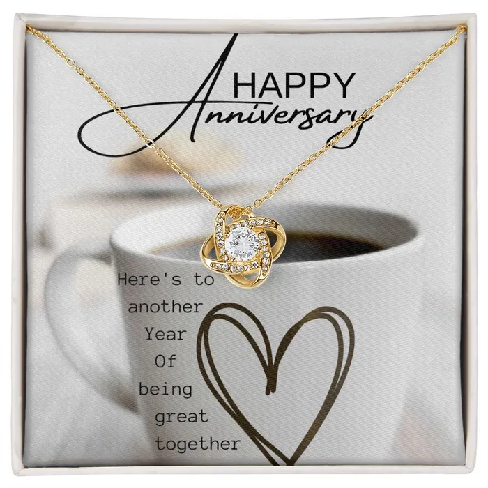Anniversary Knot Necklace ShineOn Fulfillment Necklaces