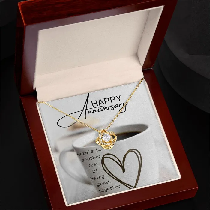 Anniversary Knot Necklace ShineOn Fulfillment Necklaces