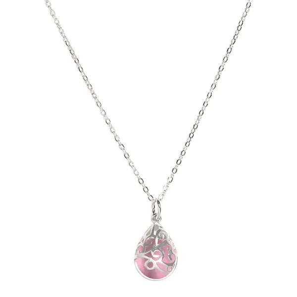 Bottled Up Designs Necklaces Filigree Teardrop Sterling Necklace