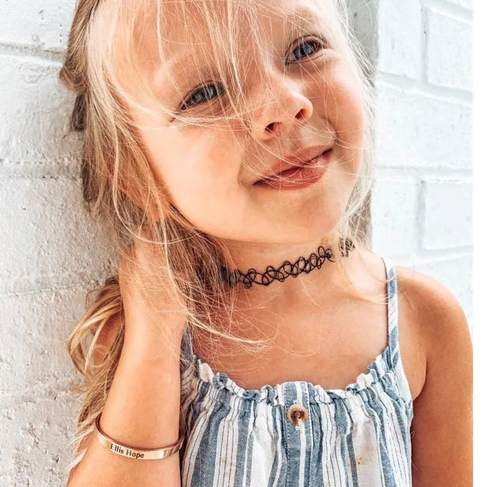 Bracelets Juzan Jewelry Children Cuff Bracelet Cuff Bangle