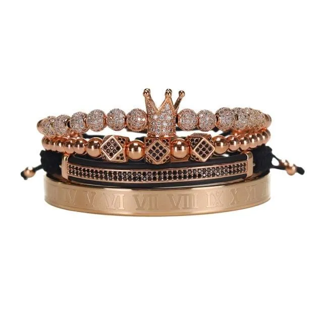 Bracelets Juzan Jewelry Mens Macrame Charm Bracelet Set