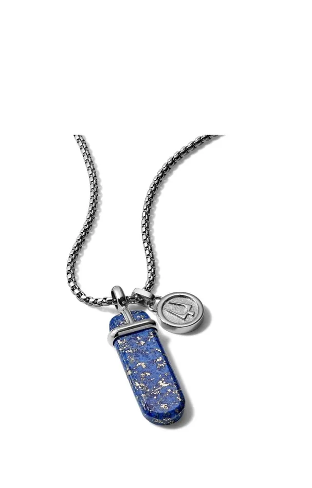 BULOVA Necklaces BULOVA PRECISIONIST LAPIS PENDANT WITH CHAIN J96N008 BULOVA Necklaces BULOVA PRECISIONIST LAPIS PENDANT WITH CHAIN J96N008