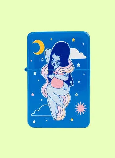 Celestial Aquarius Zippo Lighter Valfre Earrings