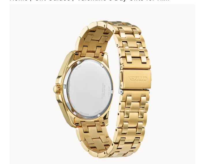 CITIZENEco Drive Peyten Gold Metal GtsBM753254P CITIZEN PreStyled Sets