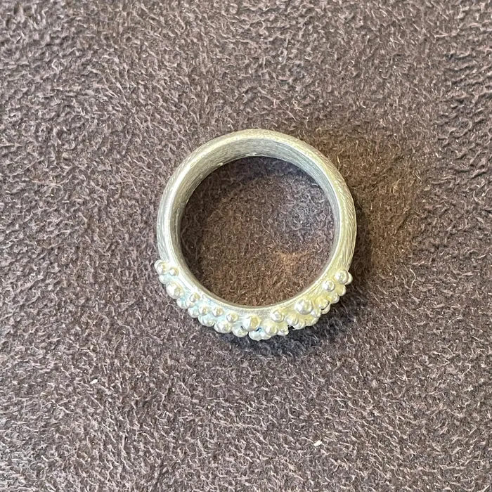 Dahlia Kanner Rings Bumpy Sapphire Cluster Ring Dahlia Kanner Rings Bumpy Sapphire Cluster Ring