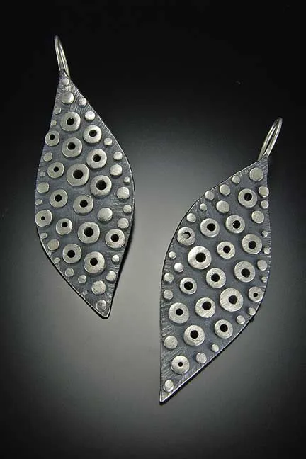 Disco Leaf Earring Dahlia Kanner Earrings