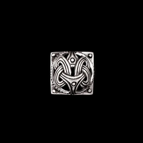 DomeShaped Belt Stud From Birka Northan Viking Silver Earrings