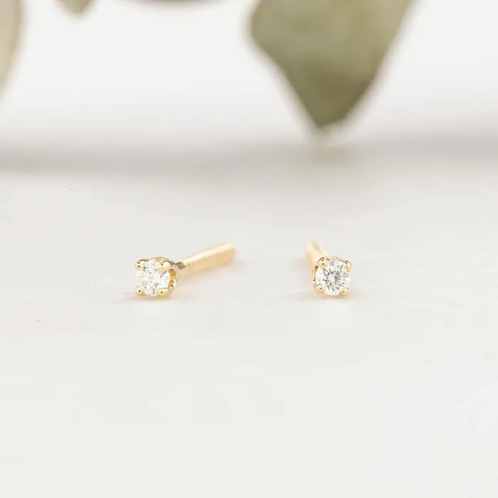 Earrings Envero Jewelry 003ctw Diamond 4 Prongs Stud Earrings