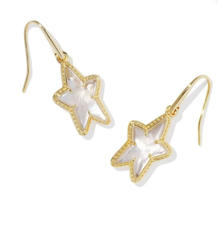 Earrings Kendra Scott Kendra ScottADA GOLD SMALL STAR DROP EARRINGS IN IVORY MOTHER OF PEARL 9608863323 Earrings Kendra Scott Kendra ScottADA GOLD SMALL STAR DROP EARRINGS IN IVORY MOTHER OF PEARL 9608863323