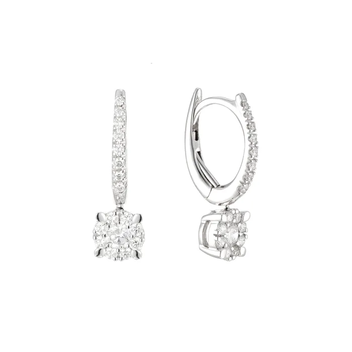 Earrings Mini Hoop Earrings With Diamonds Drop The Private Room Fine Jewelry