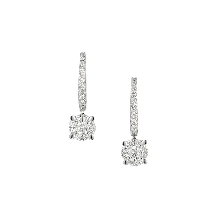 Earrings Mini Hoop Earrings With Diamonds Drop The Private Room Fine Jewelry