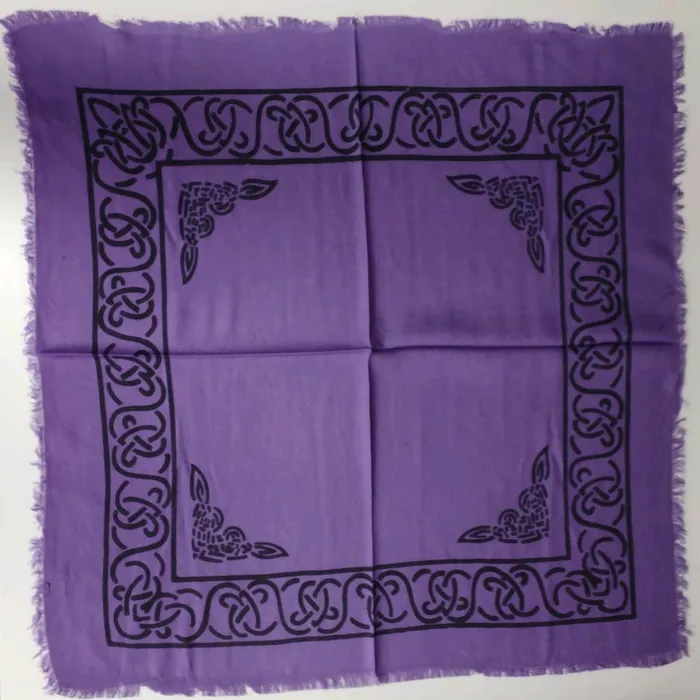 Earrings New Age Imports Inc Celtic Border Altar Cloth Purple