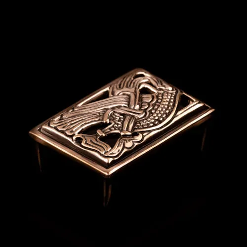 Earrings Northan Viking Silver Viking Warrior Champion Belt Stud in Mammen Style