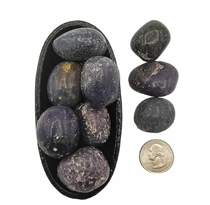 Earrings Oceanic Linkways Grape Agate Tumbled
