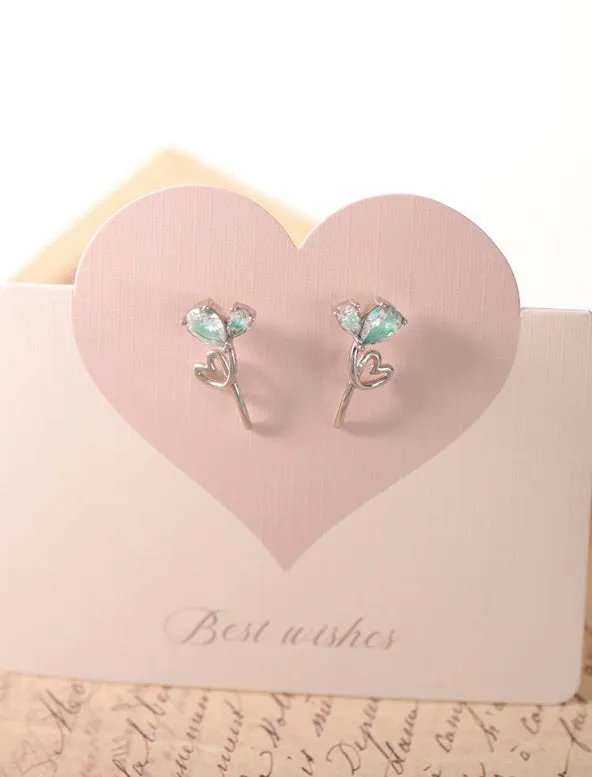 Emerald Love Sorasol Earrings