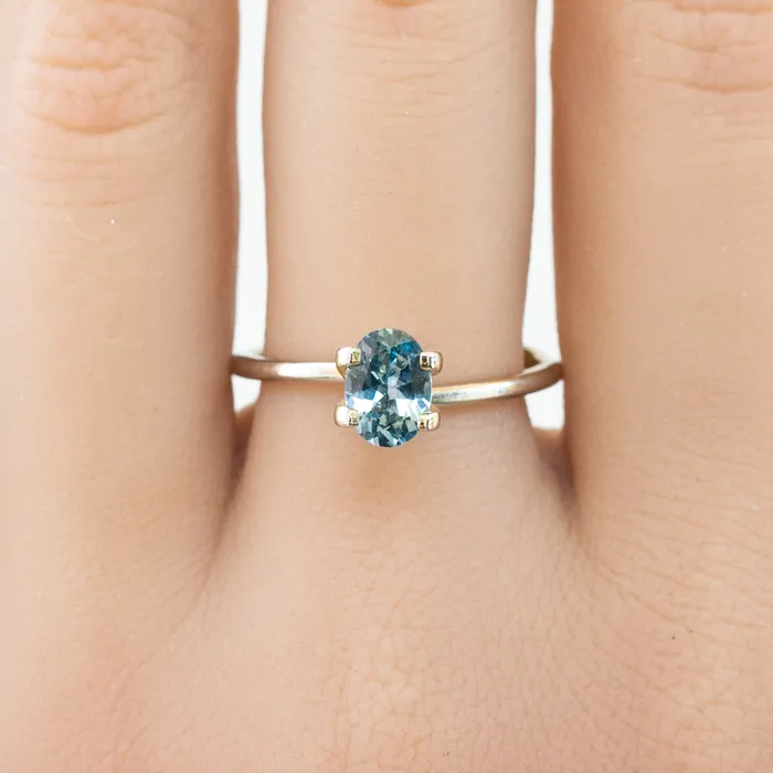 Envero Jewelry 091ct Oval Cut Light Blue Montana Sapphire SO423 Rings Envero Jewelry 091ct Oval Cut Light Blue Montana Sapphire SO423 Rings