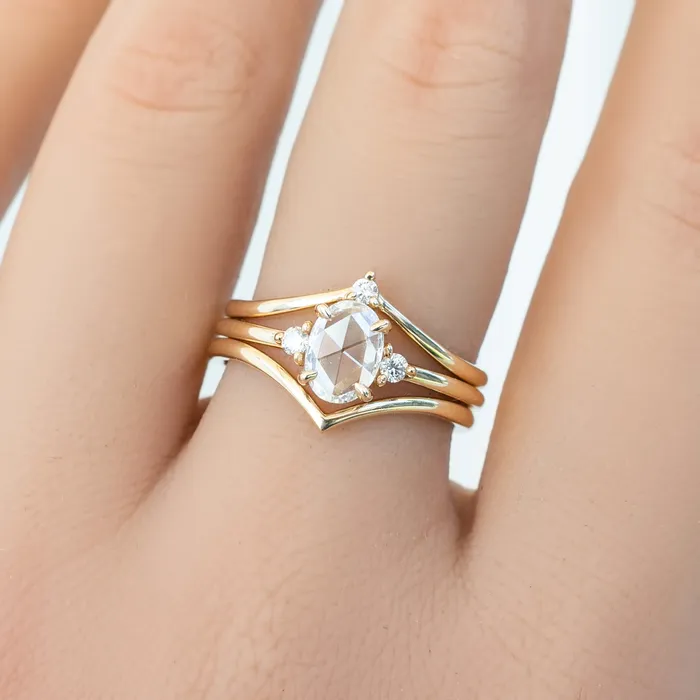 Envero Jewelry Aster Chevron Petite Ring Rings Envero Jewelry Aster Chevron Petite Ring Rings