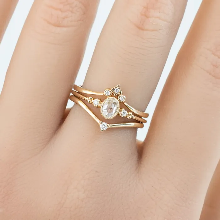 Envero Jewelry Aster Chevron Petite Ring Rings Envero Jewelry Aster Chevron Petite Ring Rings