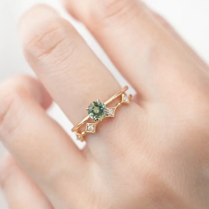 Envero Jewelry Rings Star Diamond Half Eternity Ring Envero Jewelry Rings Star Diamond Half Eternity Ring