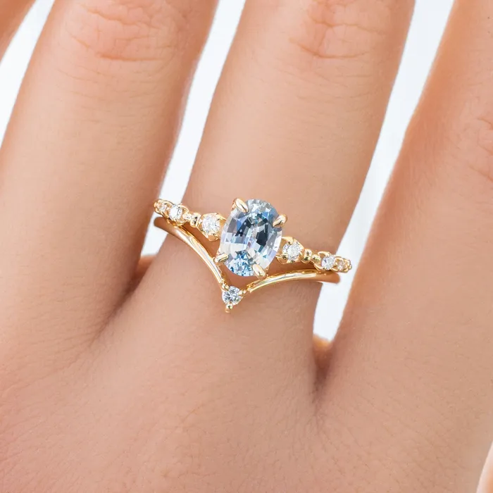 Envero Jewelry Rings Wisteria Setting Oval cut Envero Jewelry Rings Wisteria Setting Oval cut