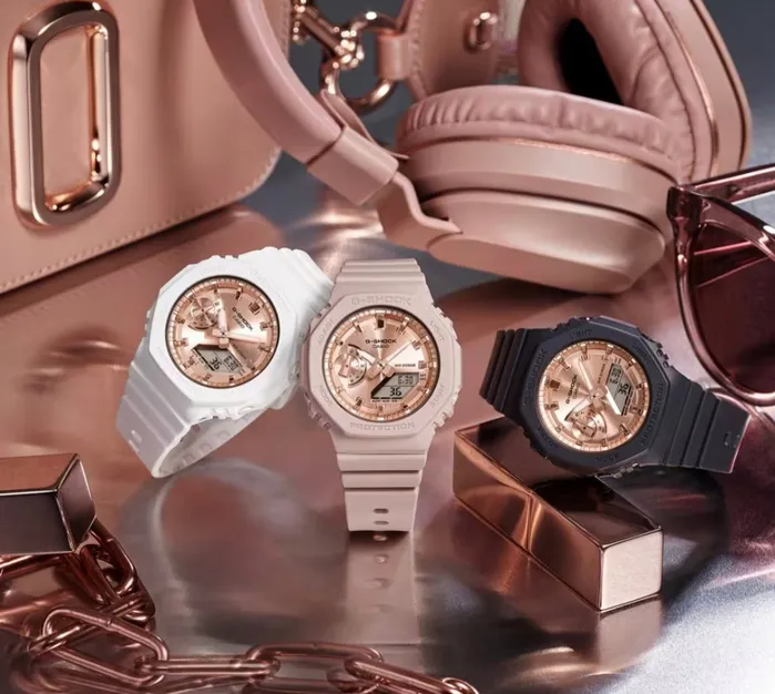 GSHOCK Earrings GSHOCK ANALOGDIGITAL WOMEN GMAS2100MD7A