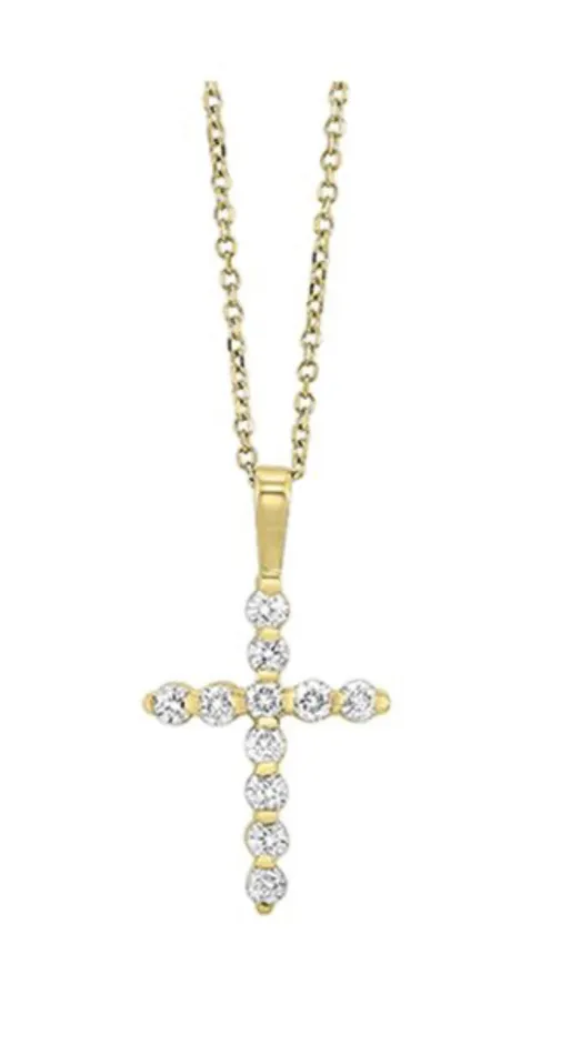 GemsOne PreStyled Sets 14Kt Yellow Gold Diamond D33 PENDCHN HDCR0074YD 