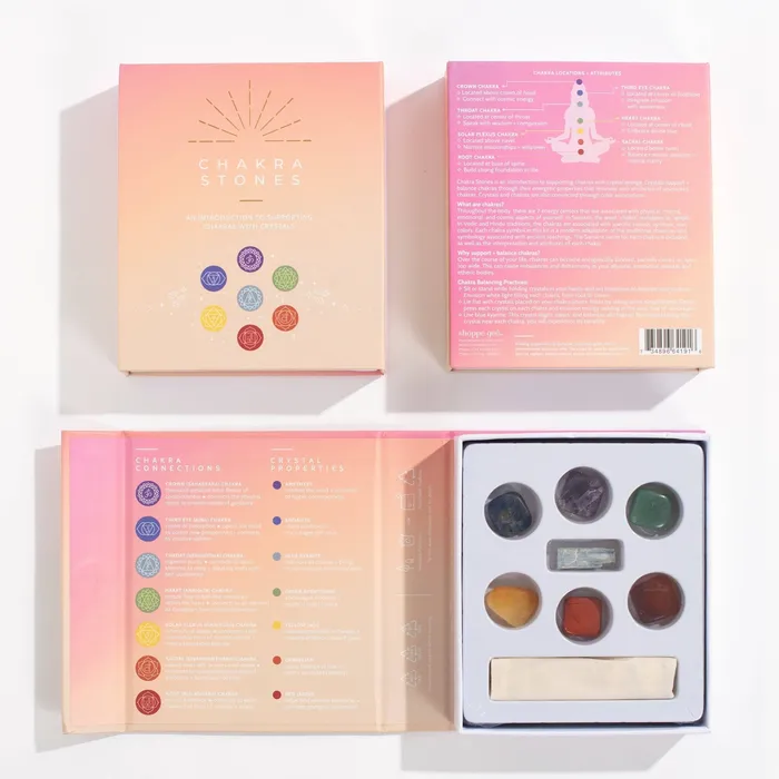GeoCentral Earrings Chakra Stones Boxed Crystal Collection