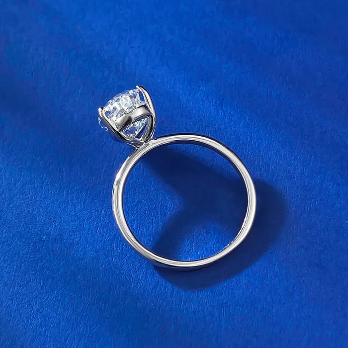 Gorgeous Pear Cut Sterling Silver Engagement Ring Shineofdiamond Rings