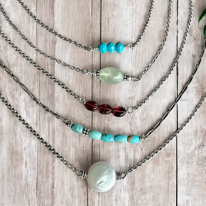HeidiJHale Rings Sterling Silver Gemstone Necklaces Special