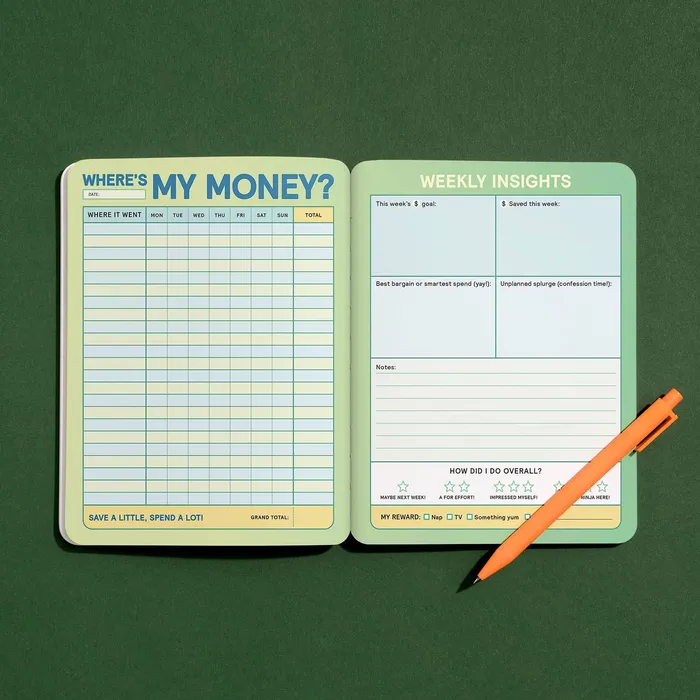 Knock Knock Earrings Money Habit Tracker