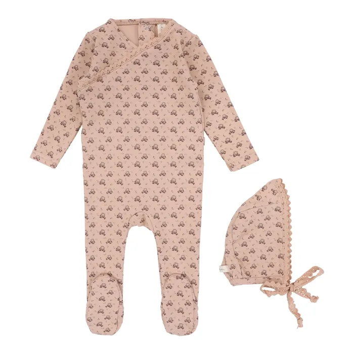 Lilette Dotty Florette Footie Set Roseberry Lilette Earrings
